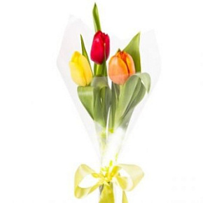 БУКЕТ Тюльпаны (230 руб.) корпоративный 3 цветка